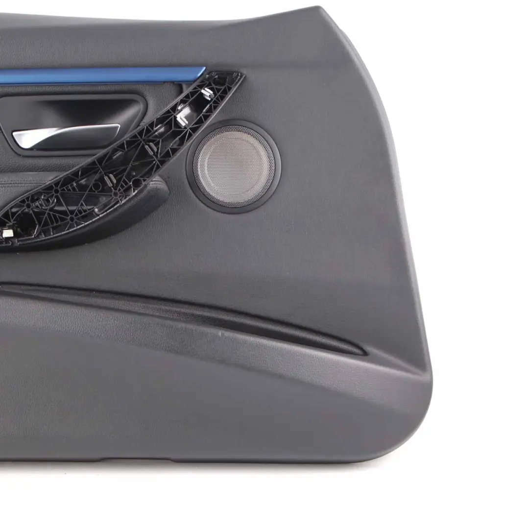 BMW F30 F31 Carte de Porte Avant Panneau Doublure Porte Gauche Housse Cuir Noir - SKU 7279193-2 - Numéro de pièce 7279193