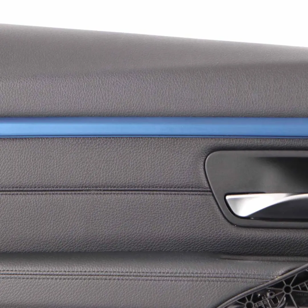 BMW F30 F31 Carte de Porte Avant Panneau Doublure Porte Gauche Housse Cuir Noir - SKU 7279193-2 - Numéro de pièce 7279193