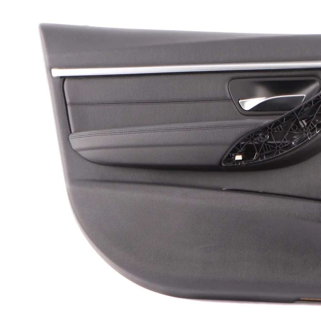 Door Card Front Left N/S Door Lining Panel Cover Black Leather to BMW F30 F31 with Part number 7279193 BMW F30 F31 Door Card Front Left N/S Door Lining Panel Cover Black Leather - SKU 7279193-3 - Part number 7279193