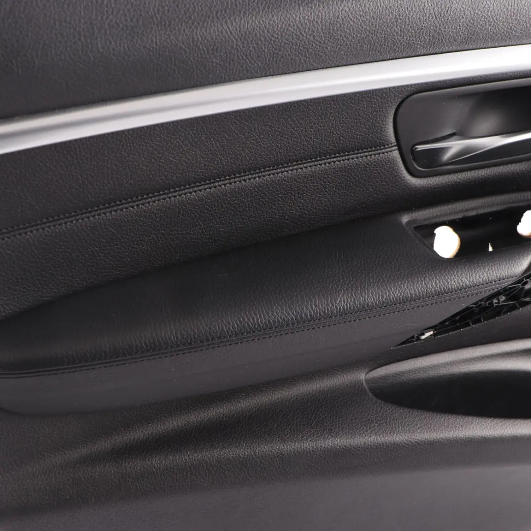 Door Card Front Left N/S Door Lining Panel Cover Black Leather to BMW F30 F31 with Part number 7279193 BMW F30 F31 Door Card Front Left N/S Door Lining Panel Cover Black Leather - SKU 7279193-3 - Part number 7279193