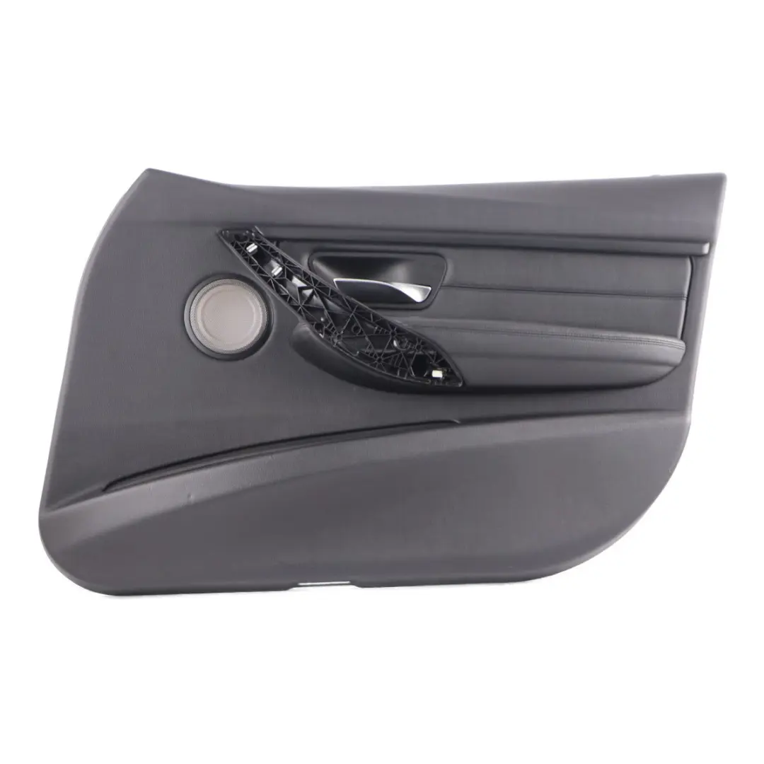 Door Card Front Right O/S Door Lining Trim Panel Black Leather to BMW F30 F31 with Part number 7279194 BMW F30 F31 Door Card Front Right O/S Door Lining Trim Panel Black Leather - SKU 7279194-2 - Part number 7279194