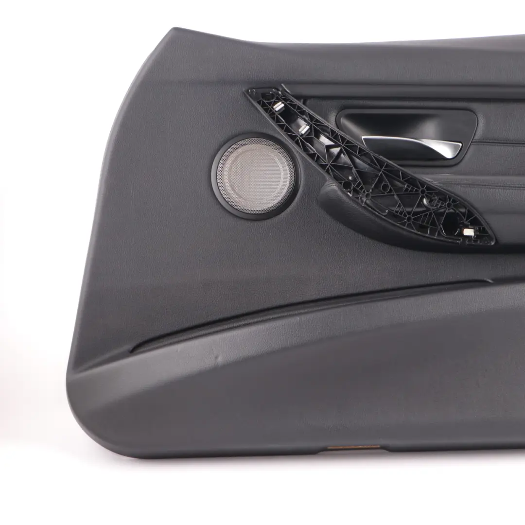 Door Card Front Right O/S Door Lining Trim Panel Black Leather to BMW F30 F31 with Part number 7279194 BMW F30 F31 Door Card Front Right O/S Door Lining Trim Panel Black Leather - SKU 7279194-2 - Part number 7279194