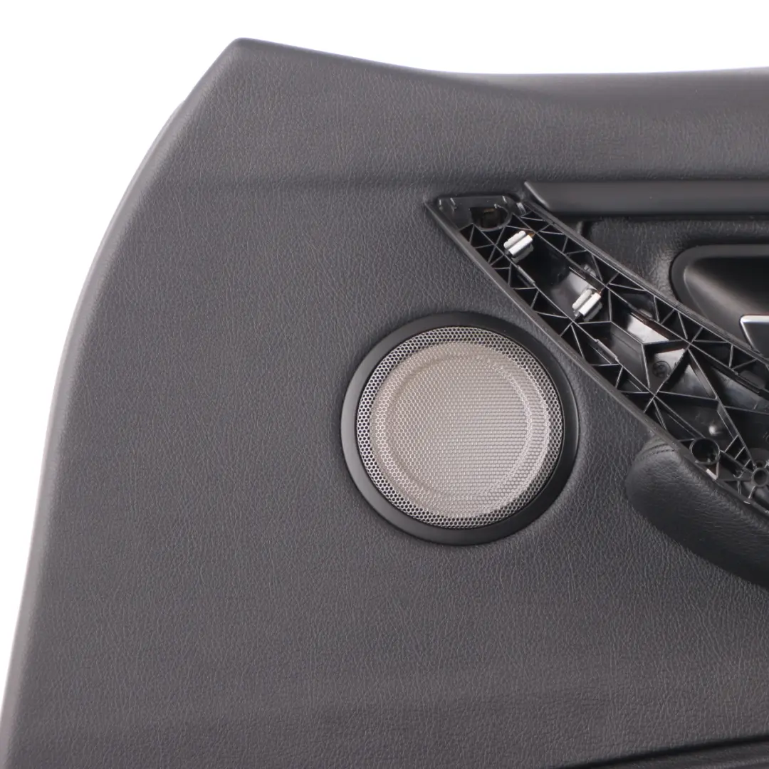 Door Card Front Right O/S Door Lining Trim Panel Black Leather to BMW F30 F31 with Part number 7279194 BMW F30 F31 Door Card Front Right O/S Door Lining Trim Panel Black Leather - SKU 7279194-2 - Part number 7279194