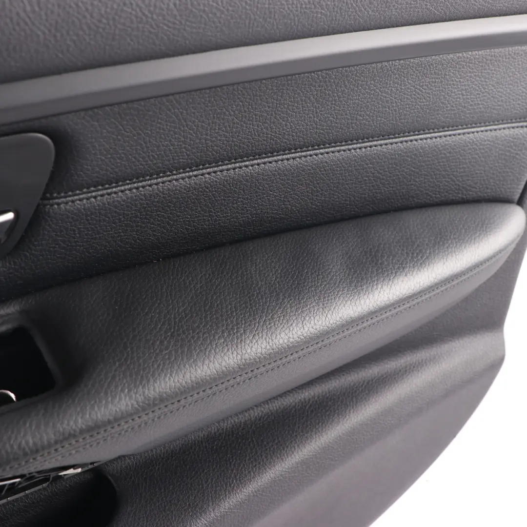 BMW F30 F31 Door Card Front Right O/S Door Lining Trim Panel Black Leather - SKU 7279194-2 - Part number 7279194