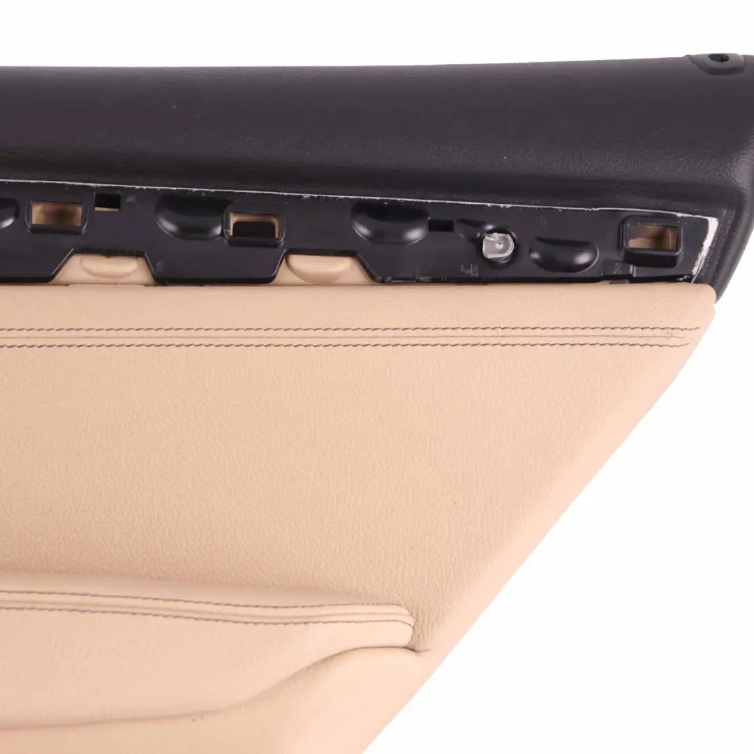  Scheda Porta BMW X3 F25 Posteriore Destra Fodera Copertura Pelle Nevada Beige - SKU 7279922 - Numero di parte 7279922