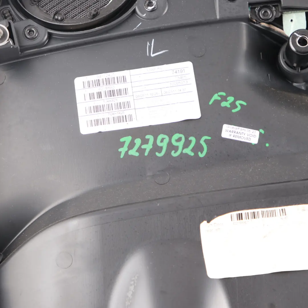 Scheda Porta Posteriore Sinistra Rivestimento Pelle Nevada Oyster per BMW X3 F25 con numero di parte 7279925 BMW X3 F25 Scheda Porta Posteriore Sinistra Rivestimento Pelle Nevada Oyster - SKU 7279925 - Numero di parte 7279925