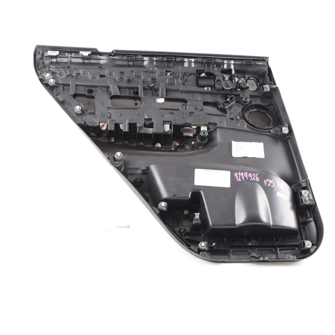 BMW X3 F25 Scheda Porta Posteriore Destra Rivestimento Rivestimento Pelle Nevada - SKU 7279926 - Numero di parte 7279926