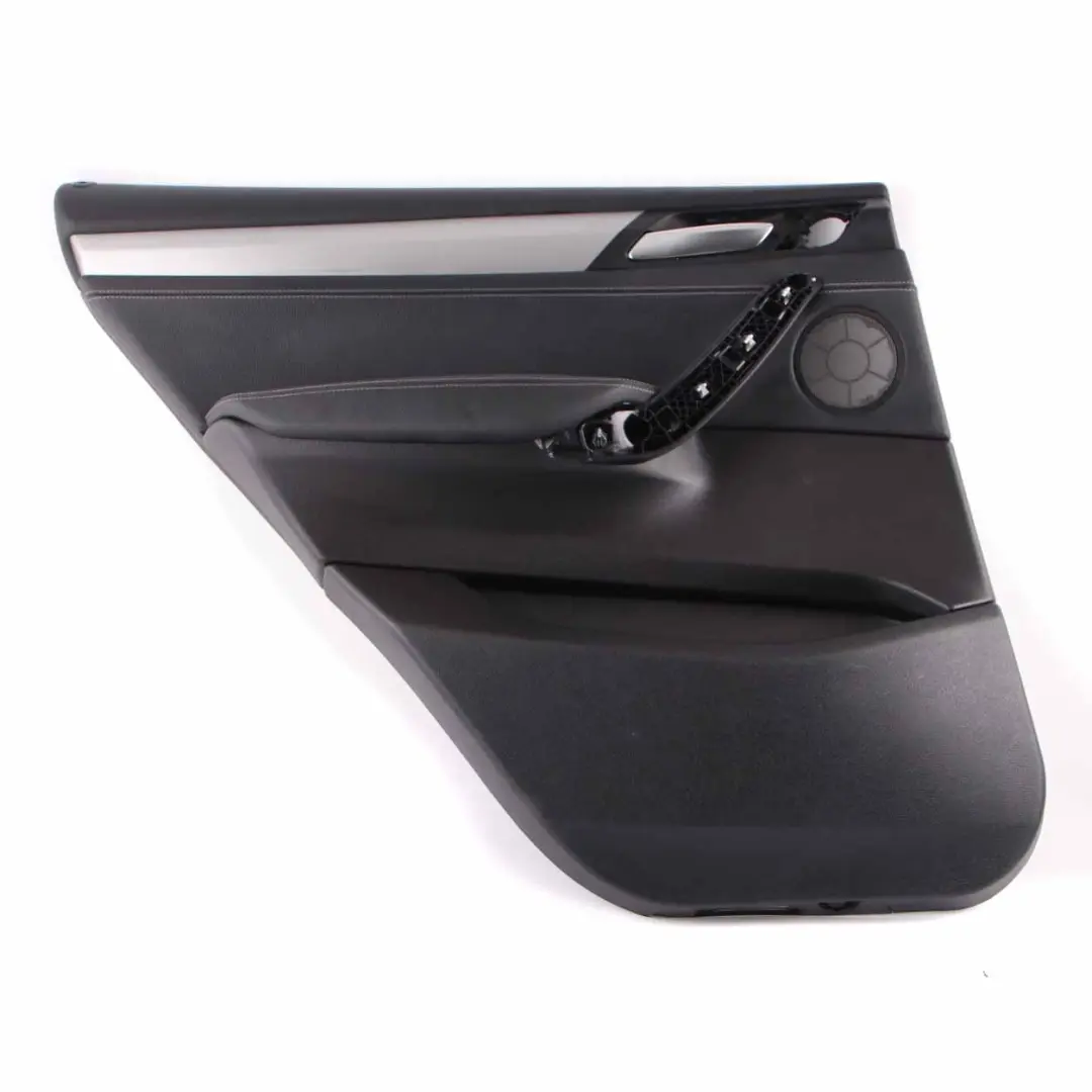  Tarjeta de Puerta BMW F25 Trasera Izquierda Forro Cubierta Cuero Nevada Negro - SKU 7279929 - Número de pieza 7279929