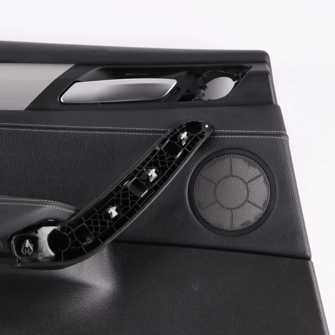  Scheda porta BMW F25 Rivestimento posteriore sinistro Copertura pele Nevada Nero - SKU 7279929 - Numero di parte 7279929