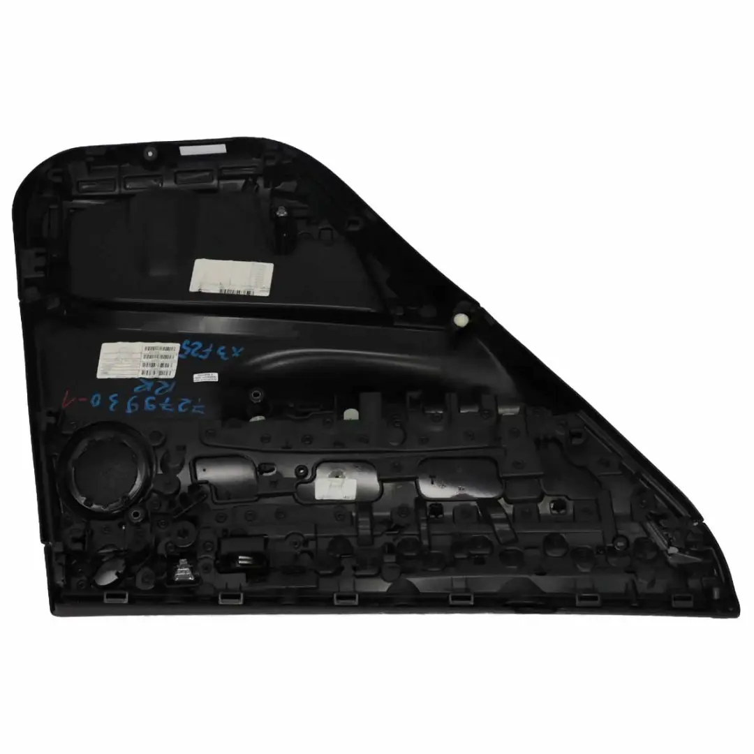  Tarjeta Puerta BMW F25 Trasero Derecha Recubrimiento Tapa Cuero Nevada Negro - SKU 7279930-1 - Número de pieza 7279930