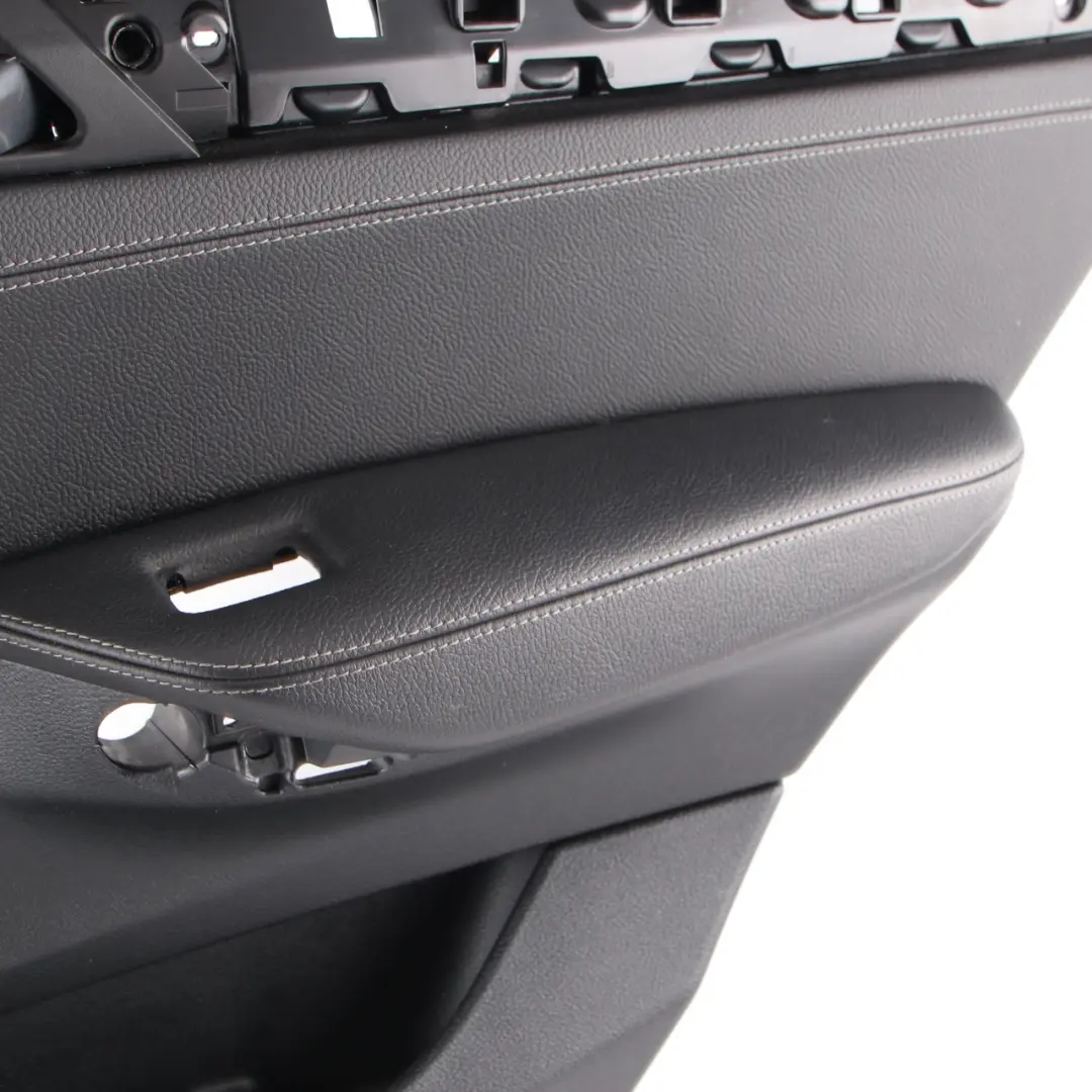  Tarjeta Puerta BMW F25 Traser Derecha Recubrimiento Foro Tapa Cuero Nevada Negro - SKU 7279930 - Número de pieza 7279930