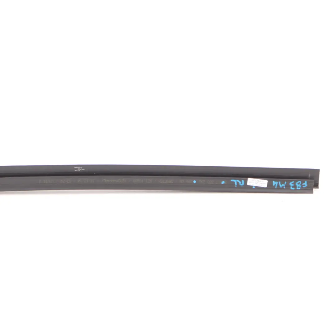 BMW F33 F83 M4 Guarnizione quarto Finestra posteriore sinistra Canale interna - SKU 7280295 - Numero di parte 7280295