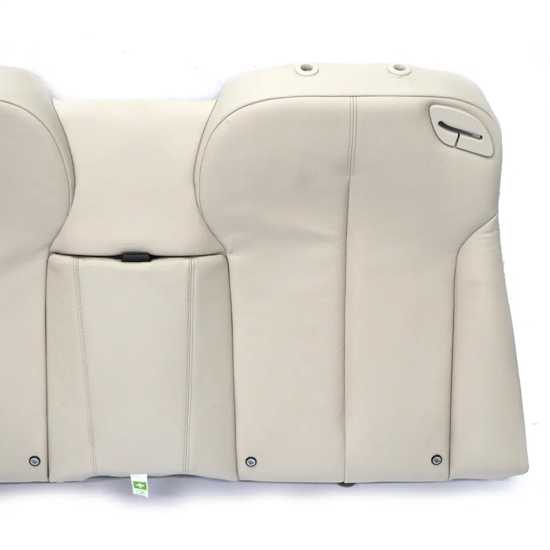 Backrest BMW F12 F13 Seat Interior Couch Leather Dakota Ivory White to Rear with Part number 7280316 Rear Backrest BMW F12 F13 Seat Interior Couch Leather Dakota Ivory White - SKU 7280316-1 - Part number 7280316