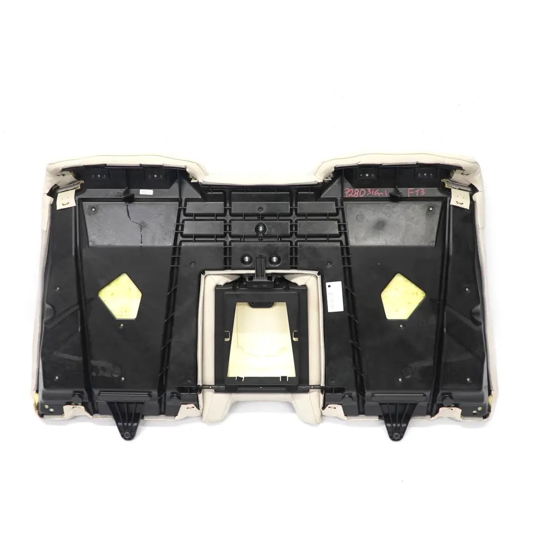 Rear Backrest BMW F12 F13 Seat Interior Couch Leather Dakota Ivory White - SKU 7280316-1 - Part number 7280316