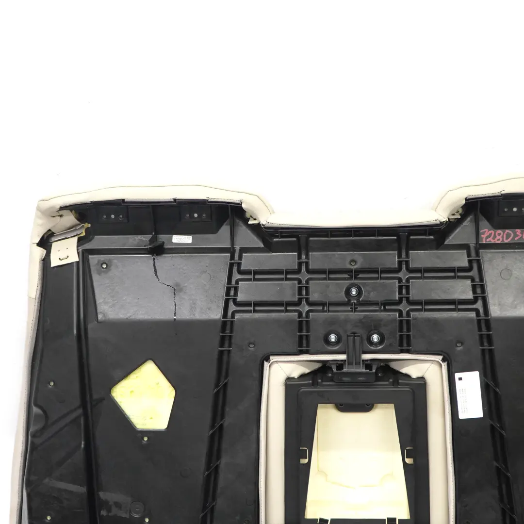  Respaldo Trasero BMW F12 F13 Asiento Interior Sofá Cuero Dakota Marfil Blanco - SKU 7280316-1 - Número de pieza 7280316