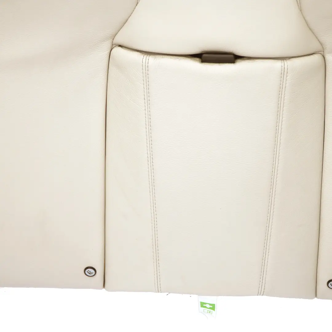 Rear Backrest BMW F12 F13 Seat Interior Couch Leather Dakota Ivory White - SKU 7280316-1 - Part number 7280316