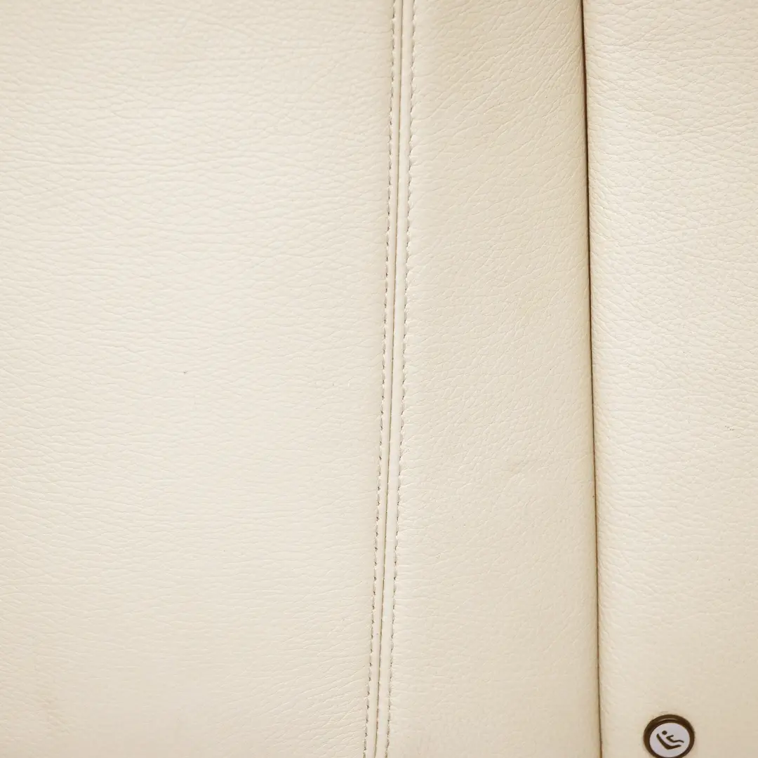 Rear Backrest BMW F12 F13 Seat Interior Couch Leather Dakota Ivory White - SKU 7280316-1 - Part number 7280316