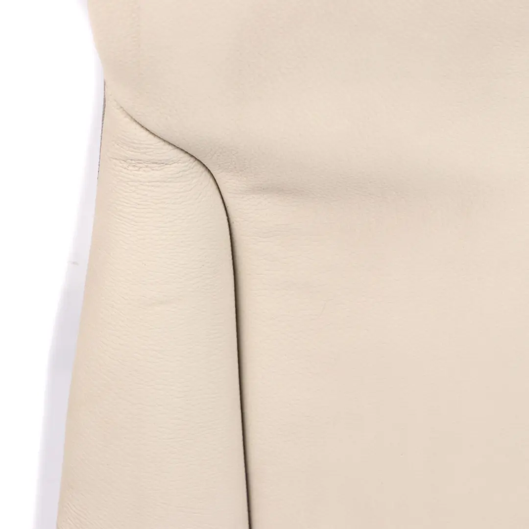 Backrest BMW F12 F13 Seat Interior Couch Leather Dakota Ivory White to Rear with Part number 7280316 Rear Backrest BMW F12 F13 Seat Interior Couch Leather Dakota Ivory White - SKU 7280316 - Part number 7280316