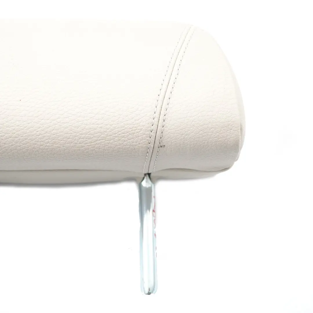 BMW F12 F13 Seat Headrest Rear Left Right N/O/S Leather Dakota White - SKU 7280340 - Part number 7280340