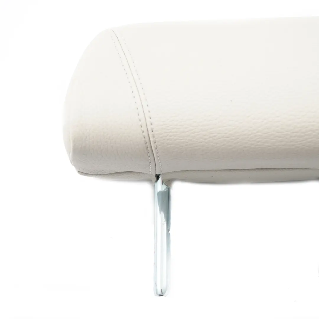 BMW F12 F13 Poggiatesta Sedile Posteriore Destro Pelle Dakota Weiss - SKU 7280340 - Numero di parte 7280340