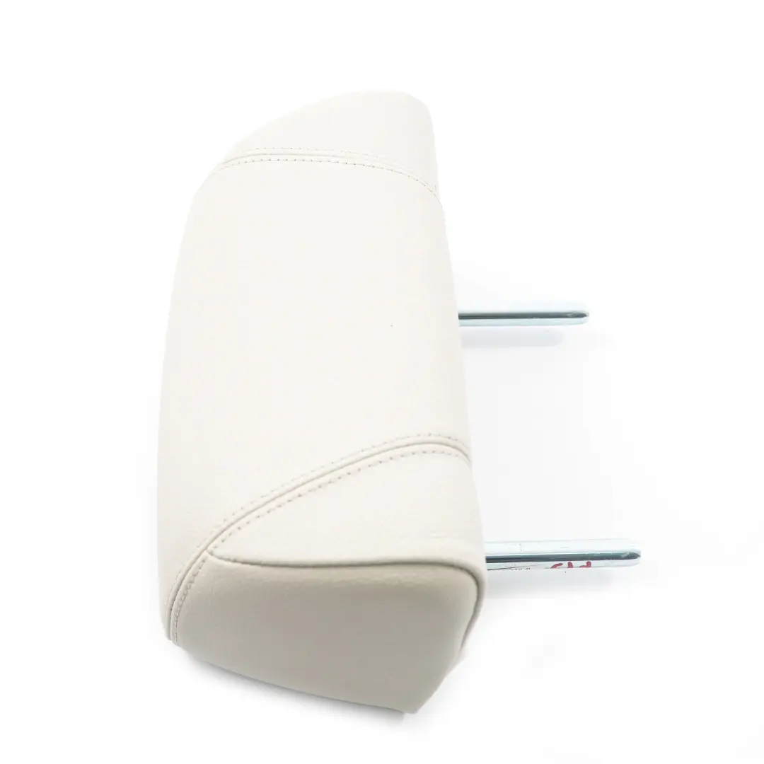 BMW F12 F13 Seat Headrest Rear Left Right N/O/S Leather Dakota White - SKU 7280340 - Part number 7280340