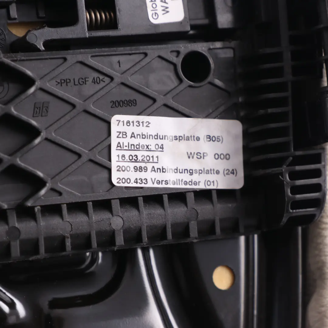  Oberschenkel Unterstützung BMW F06 F12 Beheizte Sport Vordersitz Leder Weiß - SKU 7280528 - Teilenummer 7280528