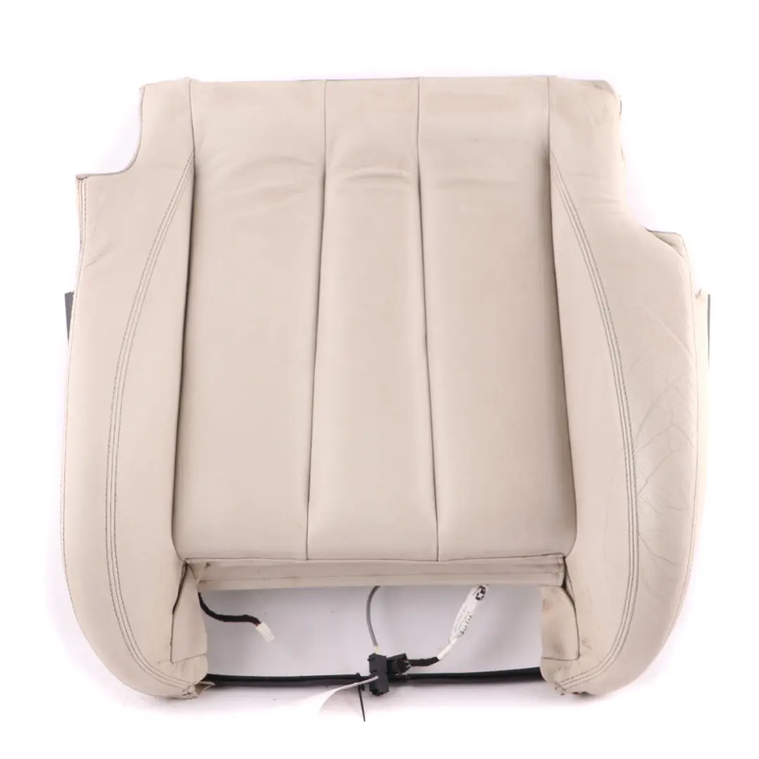 BMW F12 Sport Seat Cover Heated Front Left N/S Lining Leather Ivory White - SKU 7280535 - Part number 7280535