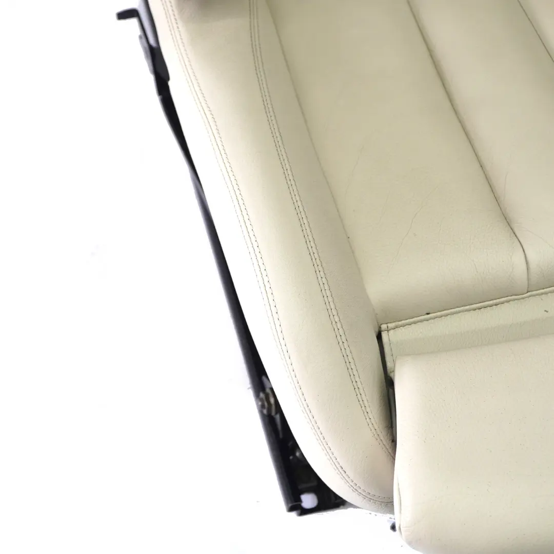 BMW F12 F13 Fotel Lewy Przód M-Sport Grzany Skóra Elfenbein Weiss Pamięć - SKU 7280597-1 - Numer Części 7280597