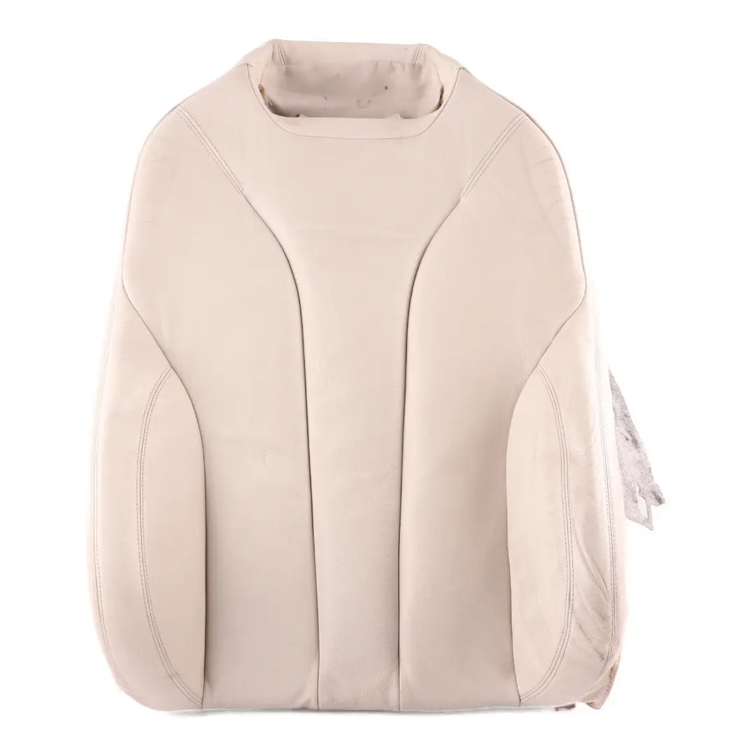 Front Sport Seat Cover Heated Left N/S Backrest Leather Ivory White to BMW F12 with Part number 7280597 BMW F12 Front Sport Seat Cover Heated Left N/S Backrest Leather Ivory White - SKU 7280597 - Part number 7280597