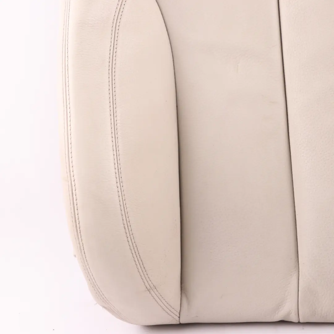 Front Sport Seat Cover Heated Left N/S Backrest Leather Ivory White to BMW F12 with Part number 7280597 BMW F12 Front Sport Seat Cover Heated Left N/S Backrest Leather Ivory White - SKU 7280597 - Part number 7280597