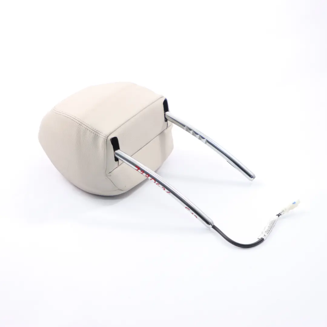 BMW F12 F13 Sports Seat Front Left Right N/O/S Headrest Head Rest Leather White - SKU 7280676 - Part number 7280676