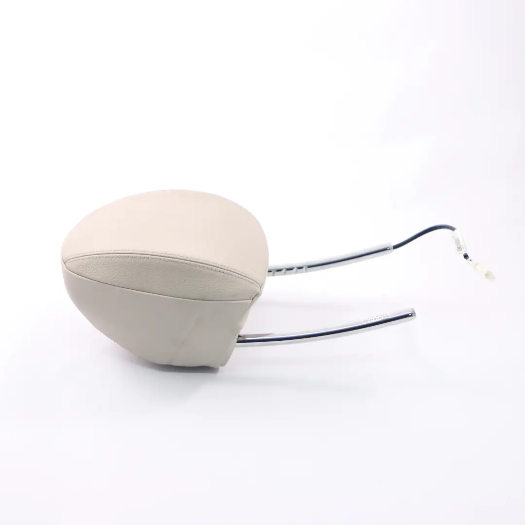 BMW F12 F13 Sports Seat Front Left Right N/O/S Headrest Head Rest Leather White - SKU 7280676 - Part number 7280676