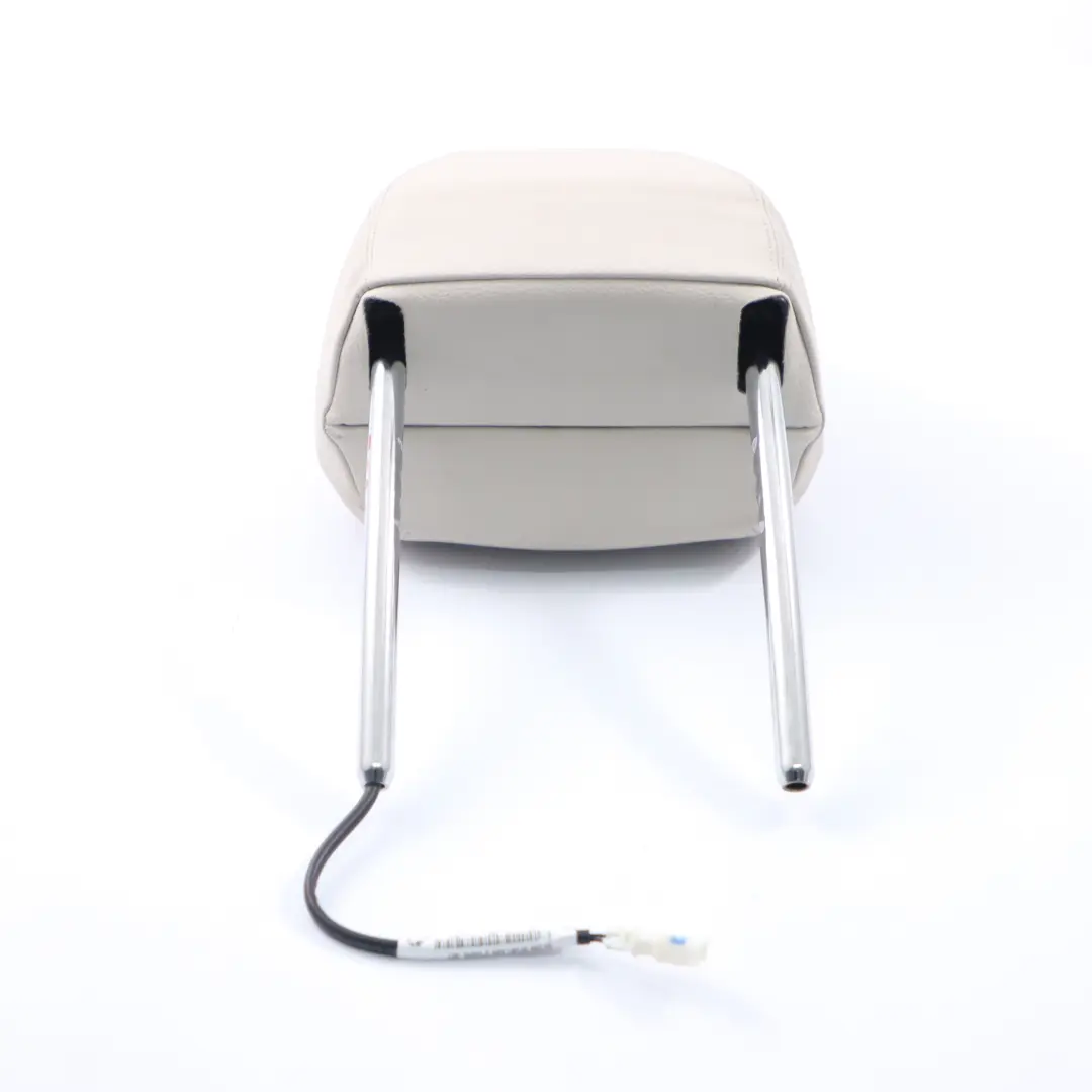 BMW F12 F13 Sports Seat Front Left Right N/O/S Headrest Head Rest Leather White - SKU 7280676 - Part number 7280676