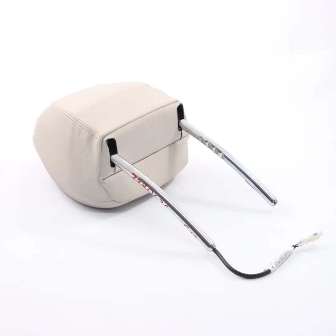 Front Left Right N/O/S Headrest Head Rest Leather White to BMW F12 F13 Sports Seat with Part number 7280676 BMW F12 F13 Sports Seat Front Left Right N/O/S Headrest Head Rest Leather White - SKU 7280676 - Part number 7280676