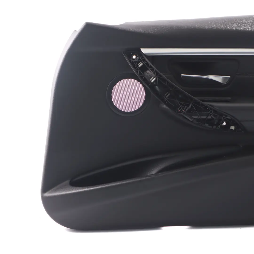 Scheda Porta Anteriore Destra Pannello Fodera Porta Pelle Nero Oyster per BMW F30 con numero di parte 7280770 BMW F30 Scheda Porta Anteriore Destra Pannello Fodera Porta Pelle Nero Oyster - SKU 7280770-1 - Numero di parte 7280770