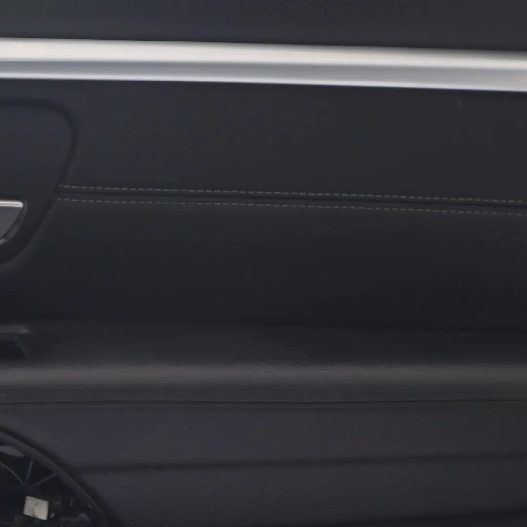 BMW F30 F31 Carte de Porte Avant Droite Panneau de Porte Cuir Noir Oyster - SKU 7280770-1 - Numéro de pièce 7280770