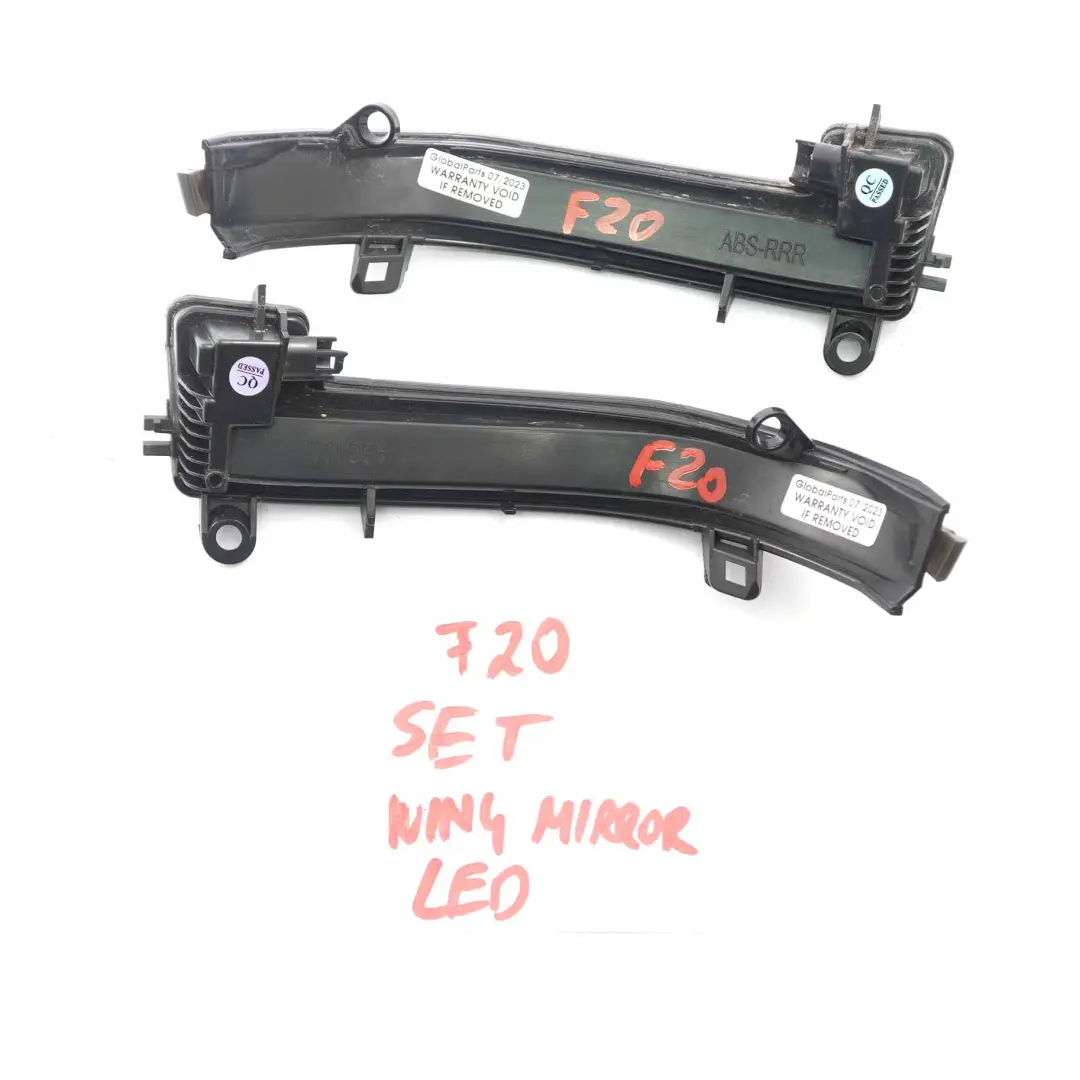 Intermitente BMW F20 F21 F30 F31 Señal de giro Espejo de ala Set 7280771 para con número de pieza 7280772 Intermitente BMW F20 F21 F30 F31 Señal de giro Espejo de ala Set 7280771 - SKU 7280772-4 - Número de pieza 7280772