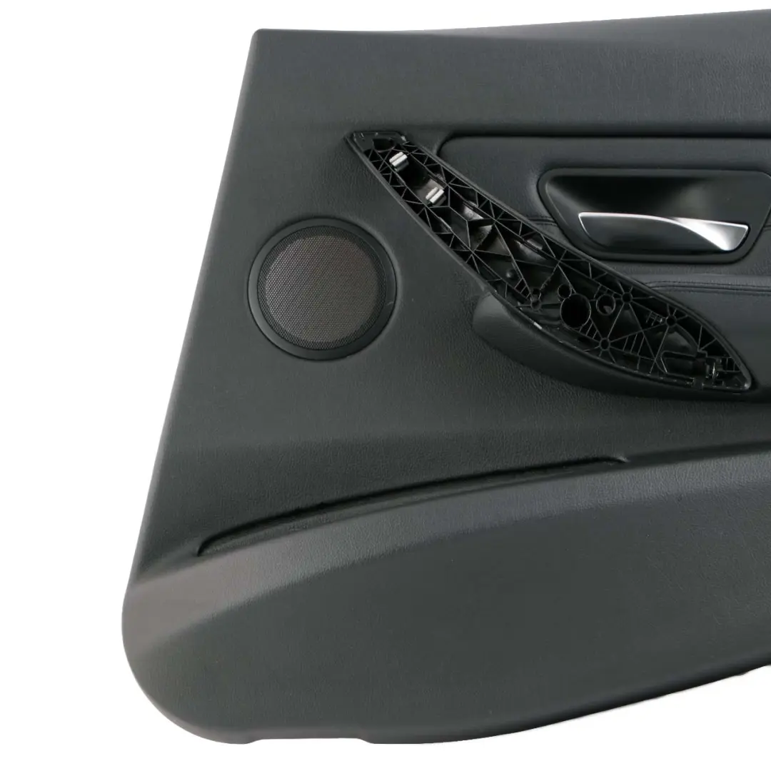 Tarjeta de Puerta Trasera Derecha Forro Panel Negro Cuero Dakota para BMW F30 F31 con número de pieza 7280904 BMW F30 F31 Tarjeta de Puerta Trasera Derecha Forro Panel Negro Cuero Dakota - SKU 7280904 - Número de pieza 7280904