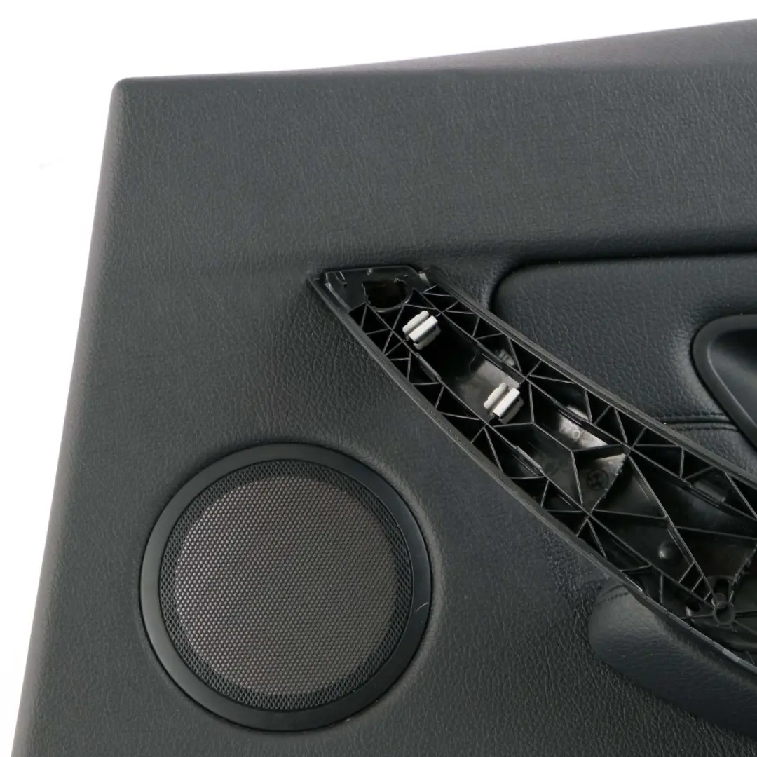 BMW F30 F31 Carte de Porte Arrière Droite Doublure Panneau Cuir Noir Dakota - SKU 7280904 - Numéro de pièce 7280904