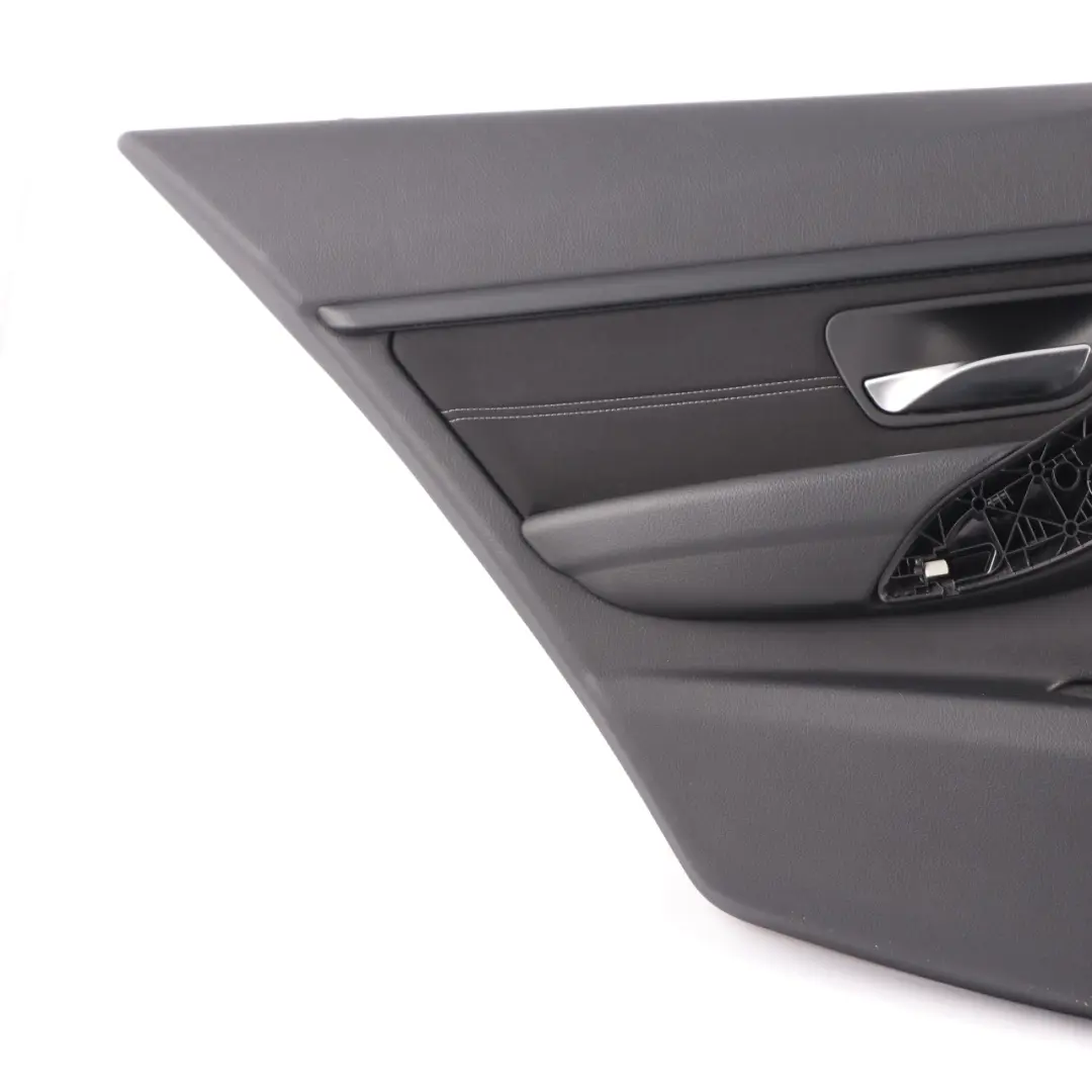 Door Card Rear Left N/S Door Lining Panel Fabric Anthracite Grey to BMW F30 F31 with Part number 7280931 BMW F30 F31 Door Card Rear Left N/S Door Lining Panel Fabric Anthracite Grey - SKU 7280931 - Part number 7280931