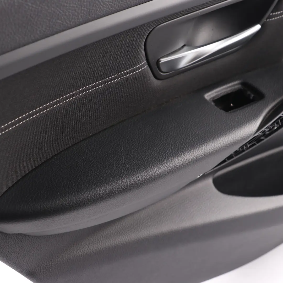 Door Card Rear Left N/S Door Lining Panel Fabric Anthracite Grey to BMW F30 F31 with Part number 7280931 BMW F30 F31 Door Card Rear Left N/S Door Lining Panel Fabric Anthracite Grey - SKU 7280931 - Part number 7280931