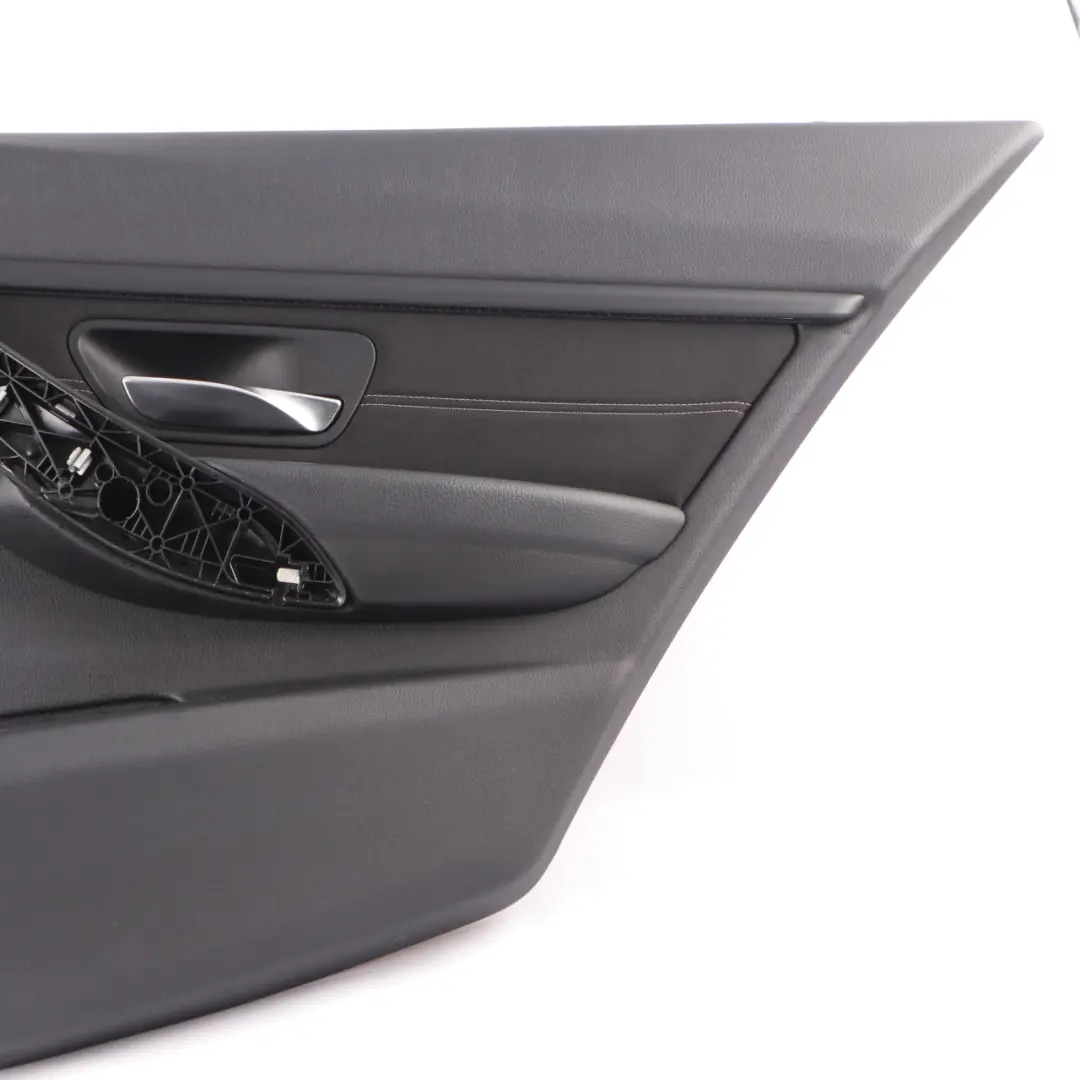 BMW F30 F31 Door Card Rear Right O/S Door Lining Panel Fabric Anthracite Grey - SKU 7280932 - Part number 7280932