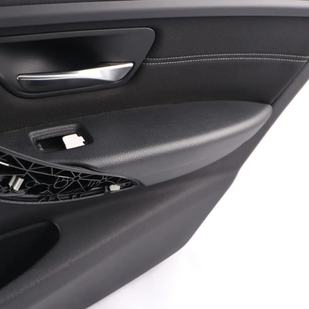 BMW F30 F31 Door Card Rear Right O/S Door Lining Panel Fabric Anthracite Grey - SKU 7280932 - Part number 7280932
