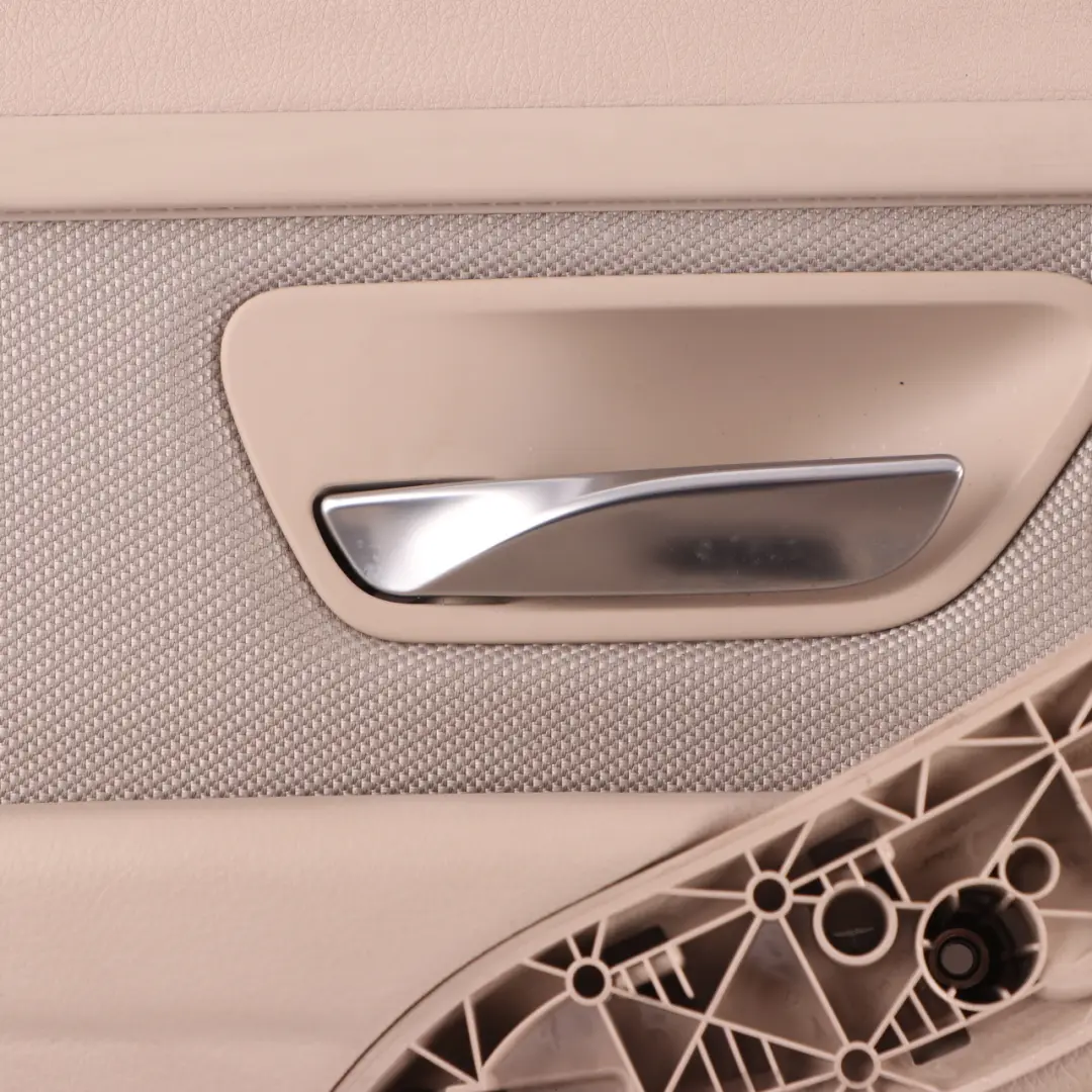 Door Card Rear Left N/S Door Lining Panel Cloth Fabric Oyster to BMW F30 F31 with Part number 7280935 BMW F30 F31 Door Card Rear Left N/S Door Lining Panel Cloth Fabric Oyster - SKU 7280935 - Part number 7280935