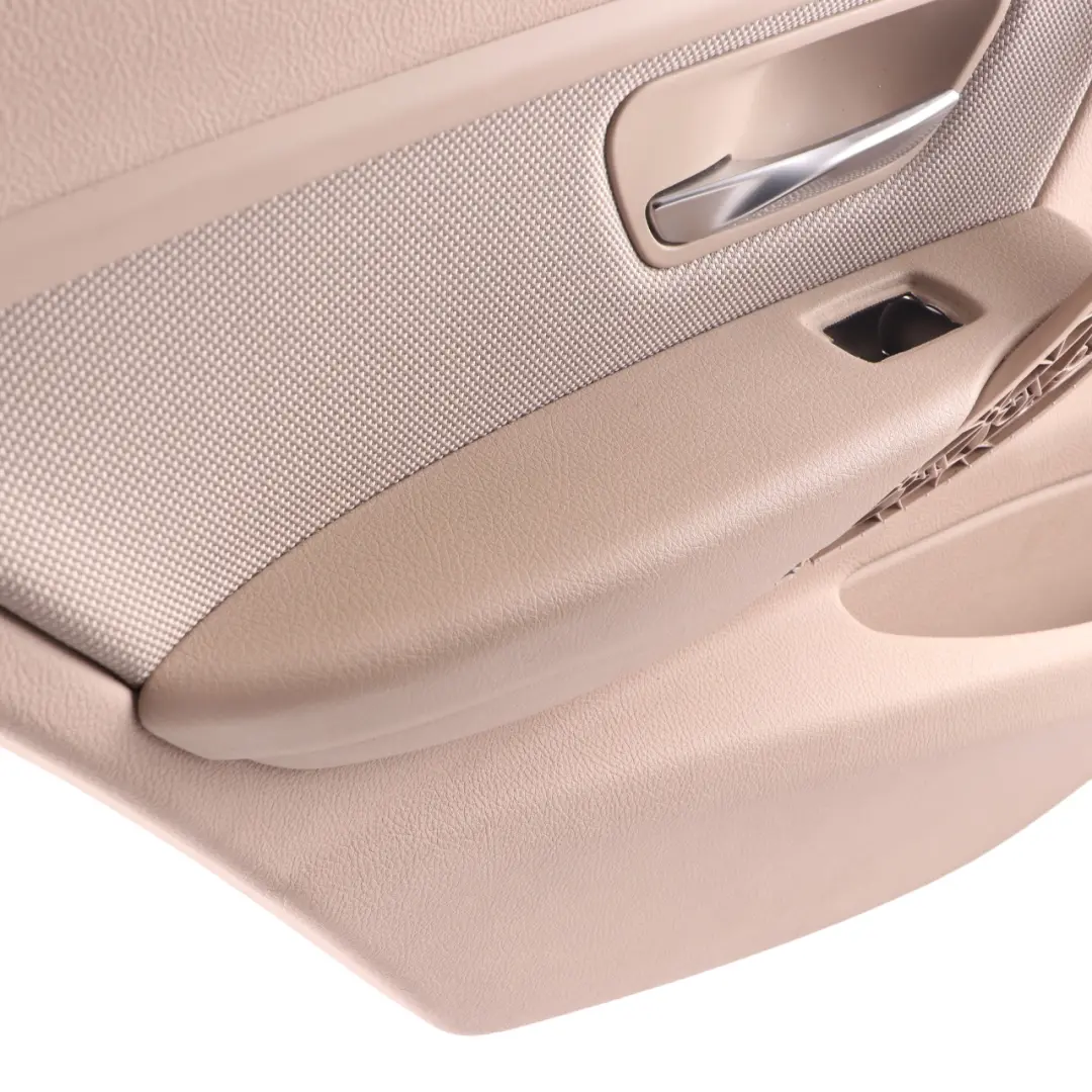 Door Card Rear Left N/S Door Lining Panel Cloth Fabric Oyster to BMW F30 F31 with Part number 7280935 BMW F30 F31 Door Card Rear Left N/S Door Lining Panel Cloth Fabric Oyster - SKU 7280935 - Part number 7280935