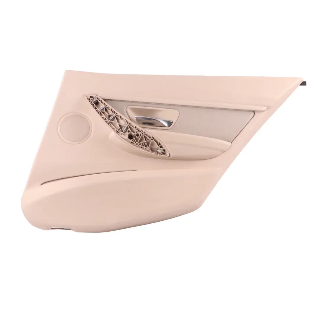 Door Card Rear Right O/S Door Lining Panel Cloth Fabric Oyster to BMW F30 F31 with Part number 7280936 BMW F30 F31 Door Card Rear Right O/S Door Lining Panel Cloth Fabric Oyster - SKU 7280936 - Part number 7280936