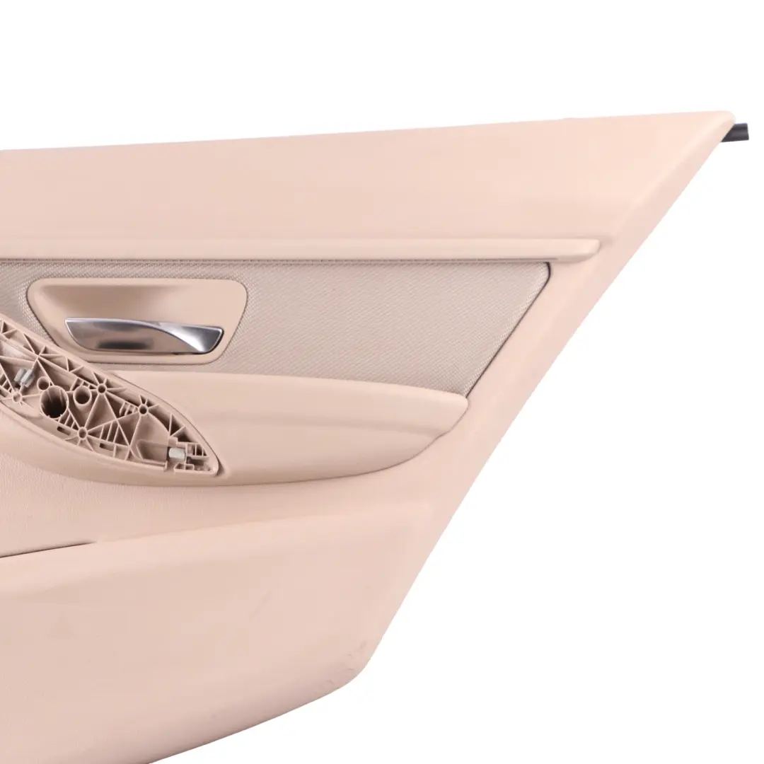 Door Card Rear Right O/S Door Lining Panel Cloth Fabric Oyster to BMW F30 F31 with Part number 7280936 BMW F30 F31 Door Card Rear Right O/S Door Lining Panel Cloth Fabric Oyster - SKU 7280936 - Part number 7280936