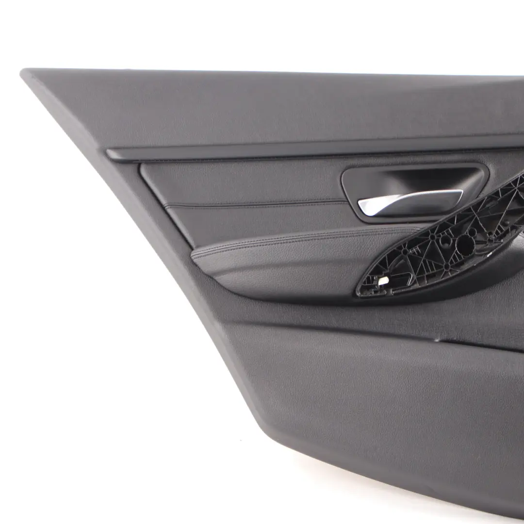 Door Card Rear Left N/S Door Lining Trim Panel Black Leather to BMW F30 F31 with Part number 7280939 BMW F30 F31 Door Card Rear Left N/S Door Lining Trim Panel Black Leather - SKU 7280939-2 - Part number 7280939