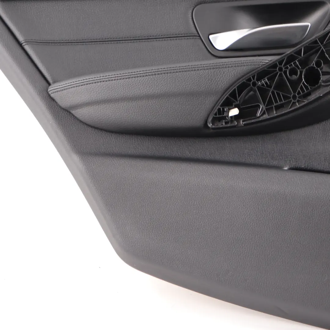 Door Card Rear Left N/S Door Lining Trim Panel Black Leather to BMW F30 F31 with Part number 7280939 BMW F30 F31 Door Card Rear Left N/S Door Lining Trim Panel Black Leather - SKU 7280939-2 - Part number 7280939
