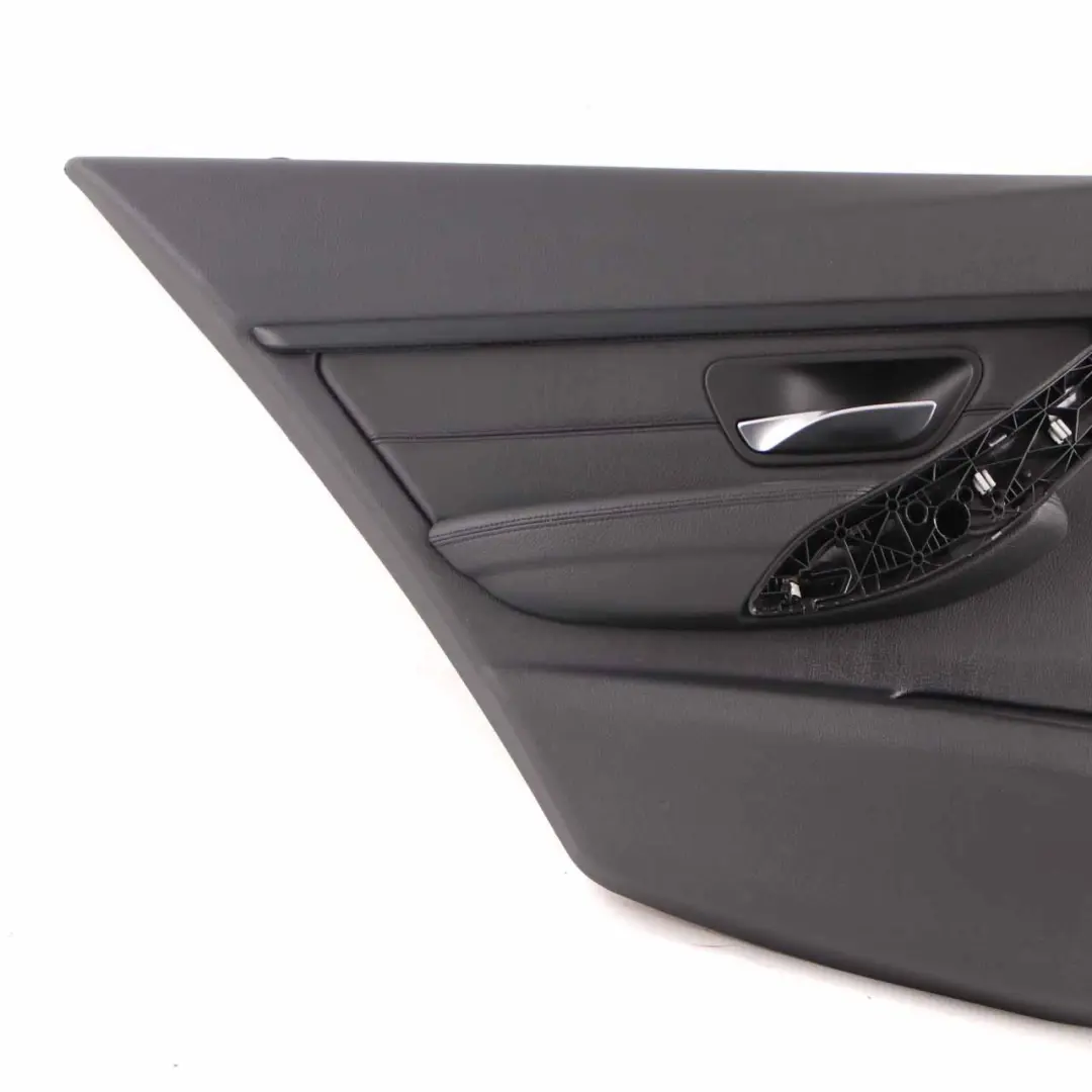 BMW 3 Series F30 F31 Rear Left N/S Door Card Lining Panel Black Leather - SKU 7280939 - Part number 7280939